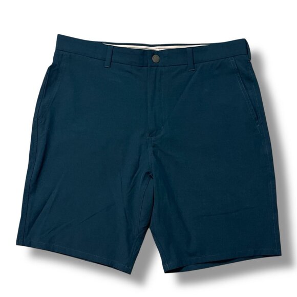 Johnnie-O Calcutta Shorts in Lake Blue Golf Performance Stretch Pockets Mens 34 - Picture 4 of 11